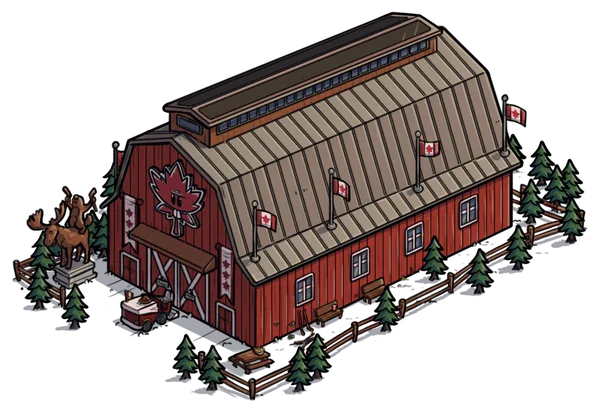 Team Canada barn